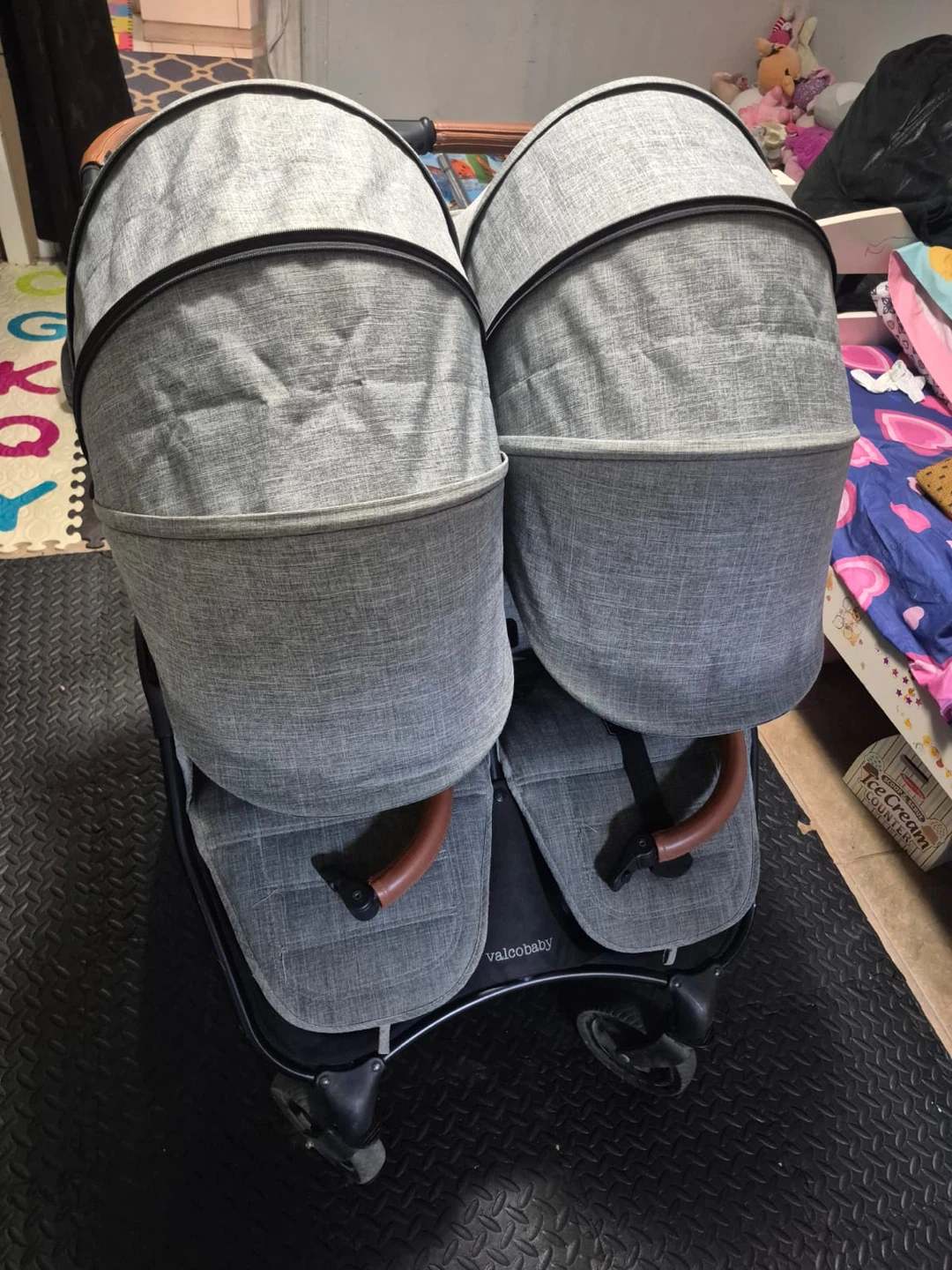 Valco Baby Twin Stroller - Grey