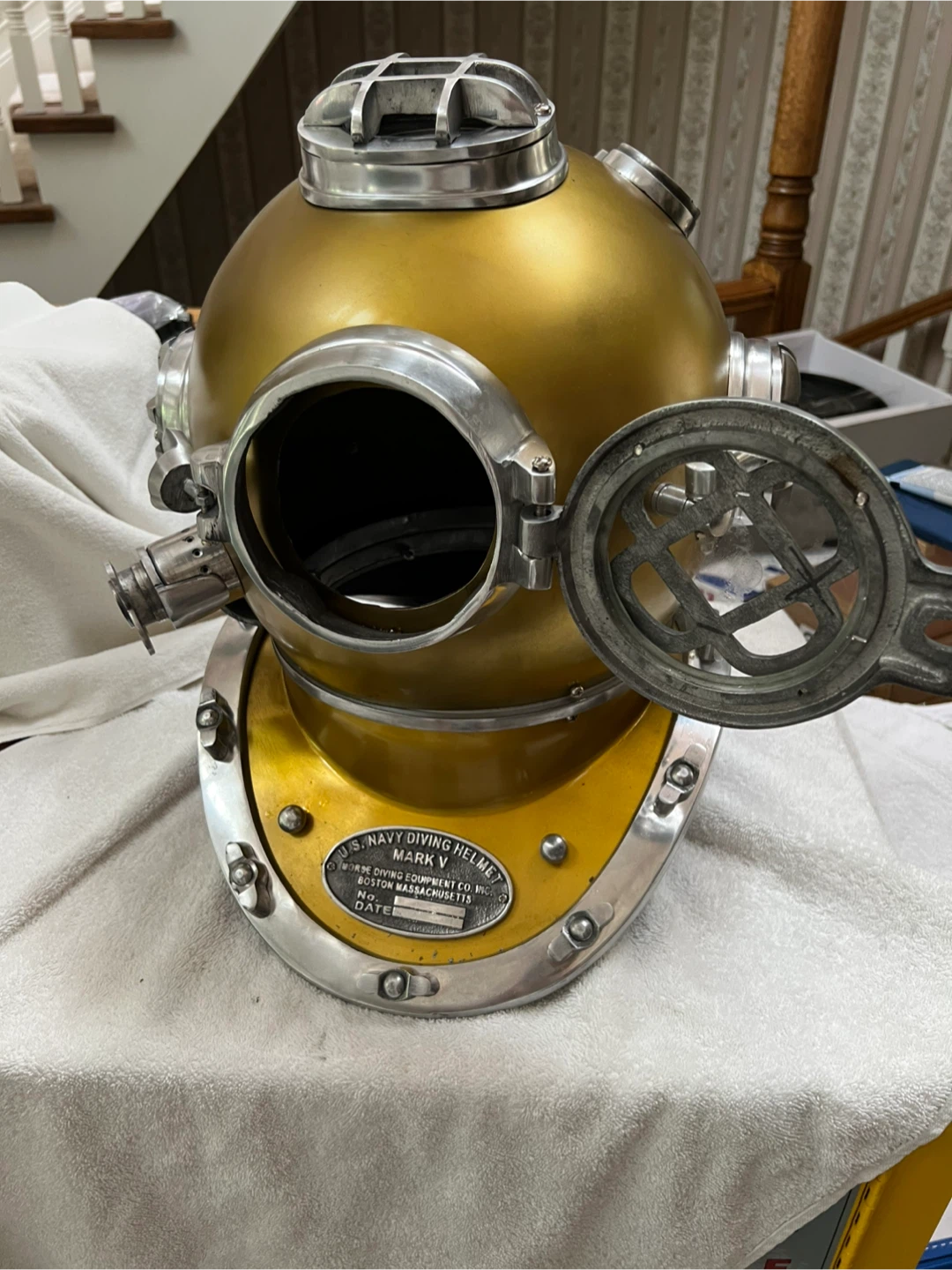 Diving Helmet Equipment Mark V US Navy Diving Helmet