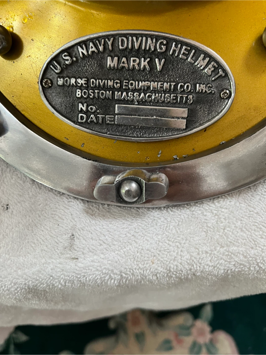 Diving Helmet Equipment Mark V US Navy Diving Helmet - photo 2