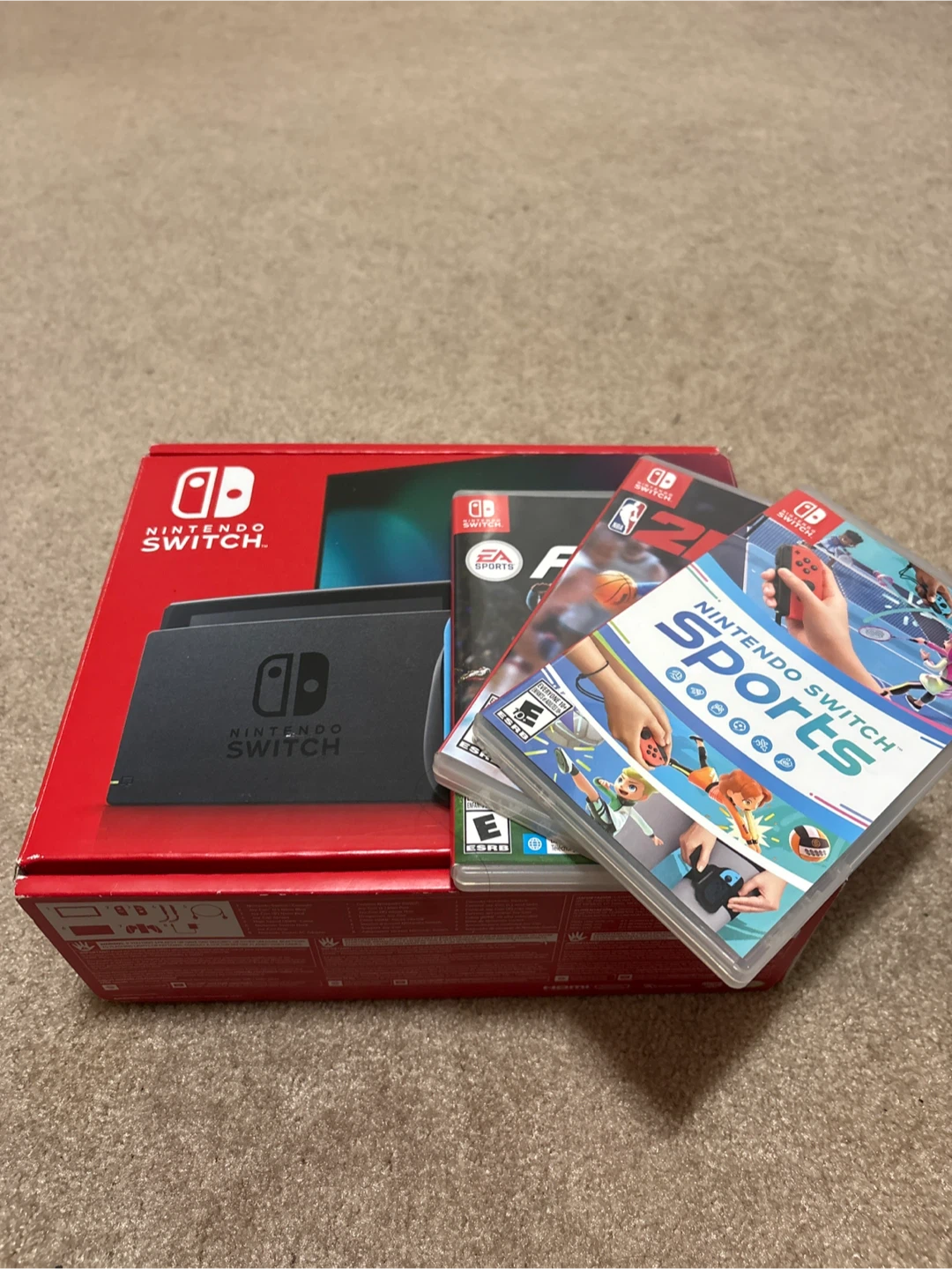 Nintendo Switch Console with Games
