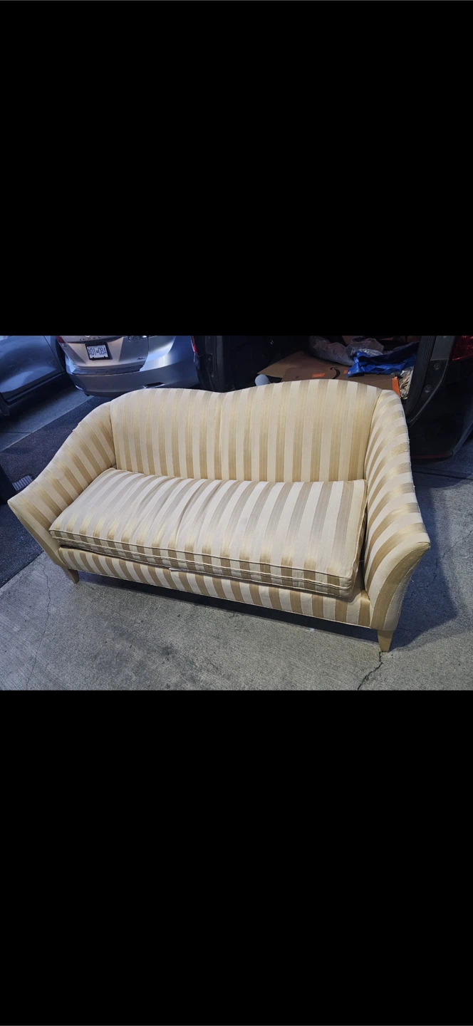 Striped Armchair