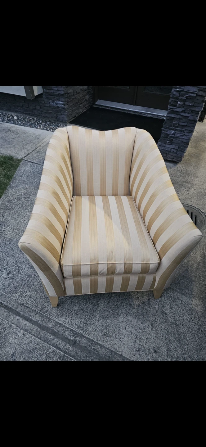 Striped Armchair - photo 2