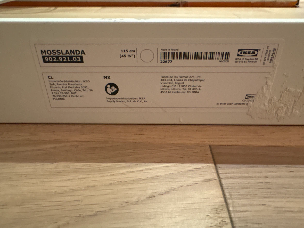 Ikea Shelf MOSSLANDA White - photo 5
