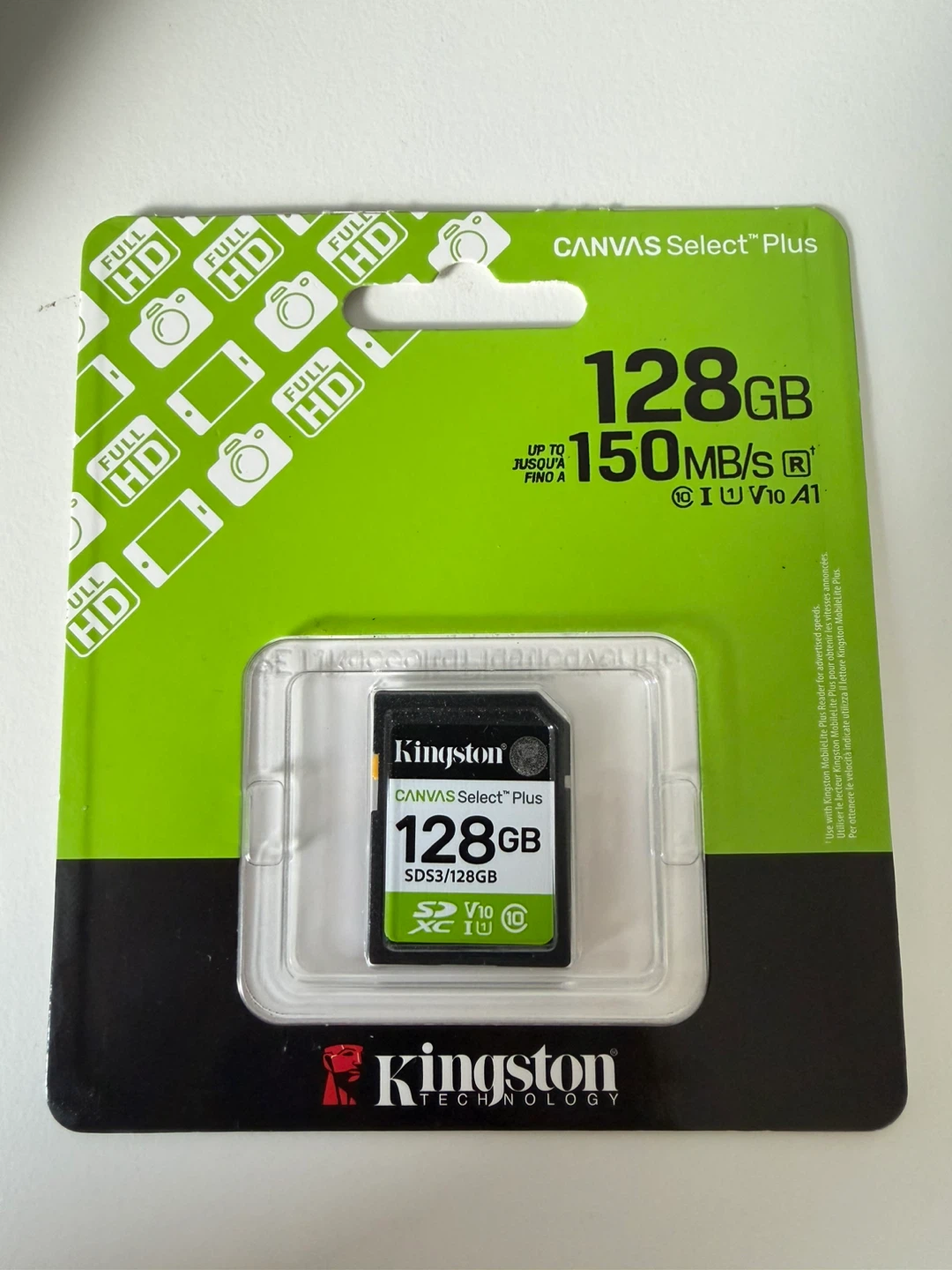 Kingston Canvas Select Plus 128GB 150MB/s SDXC UHS-I Memory Card - photo 2