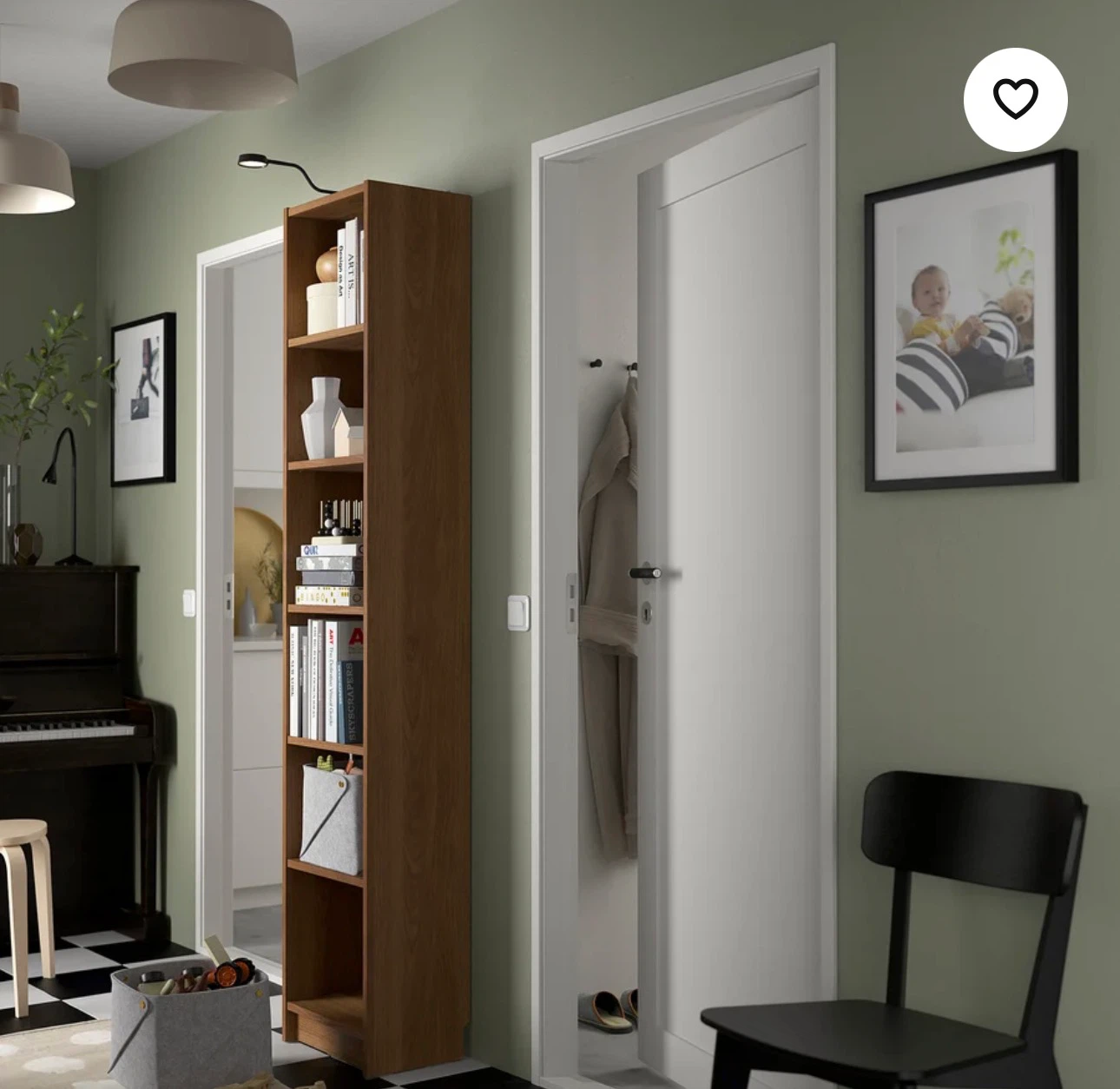 Book shelves from Ikea