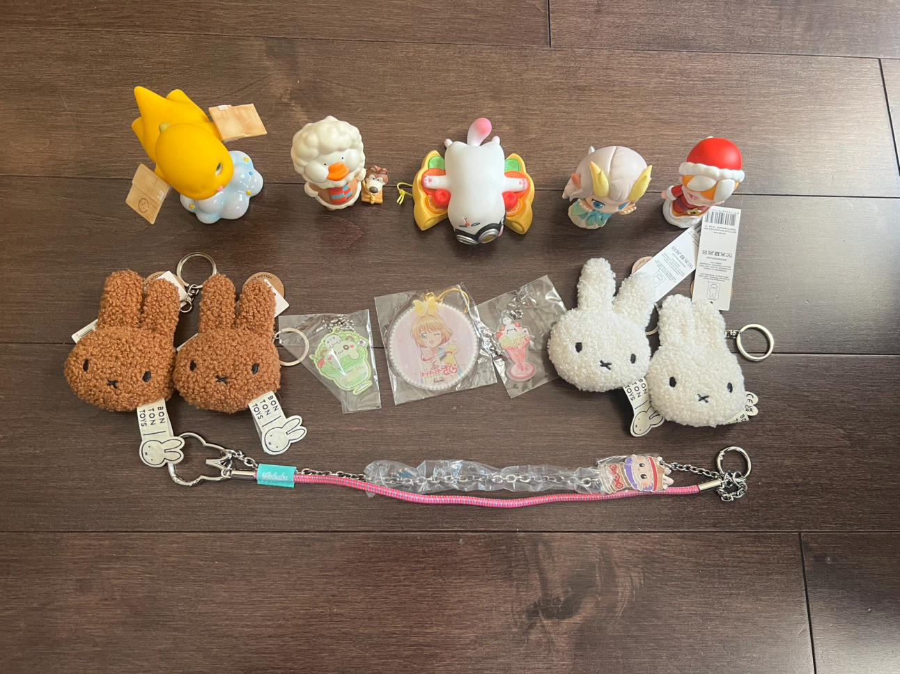 Collection of Figurines and Keychains