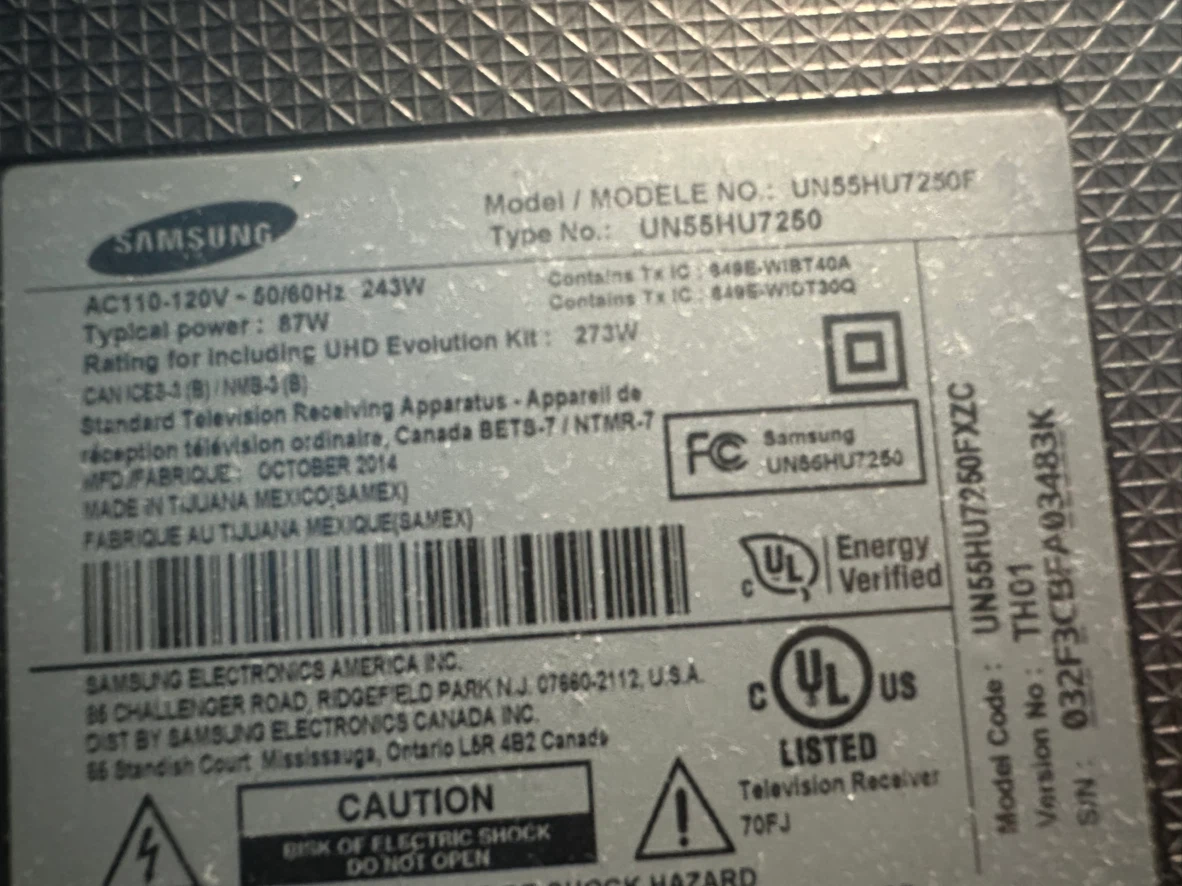 Samsung 55" Curved UHD Smart TV UN55HU7250 - photo 3