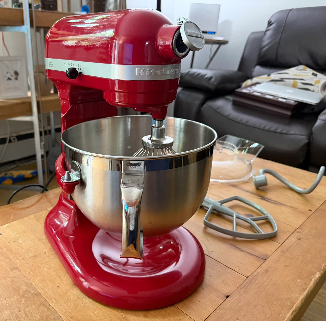 KitchenAid Stand Mixer Red professional - photo 3