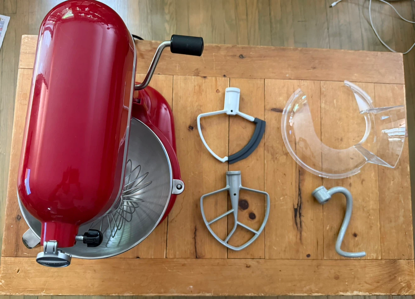 KitchenAid Stand Mixer Red professional - photo 4
