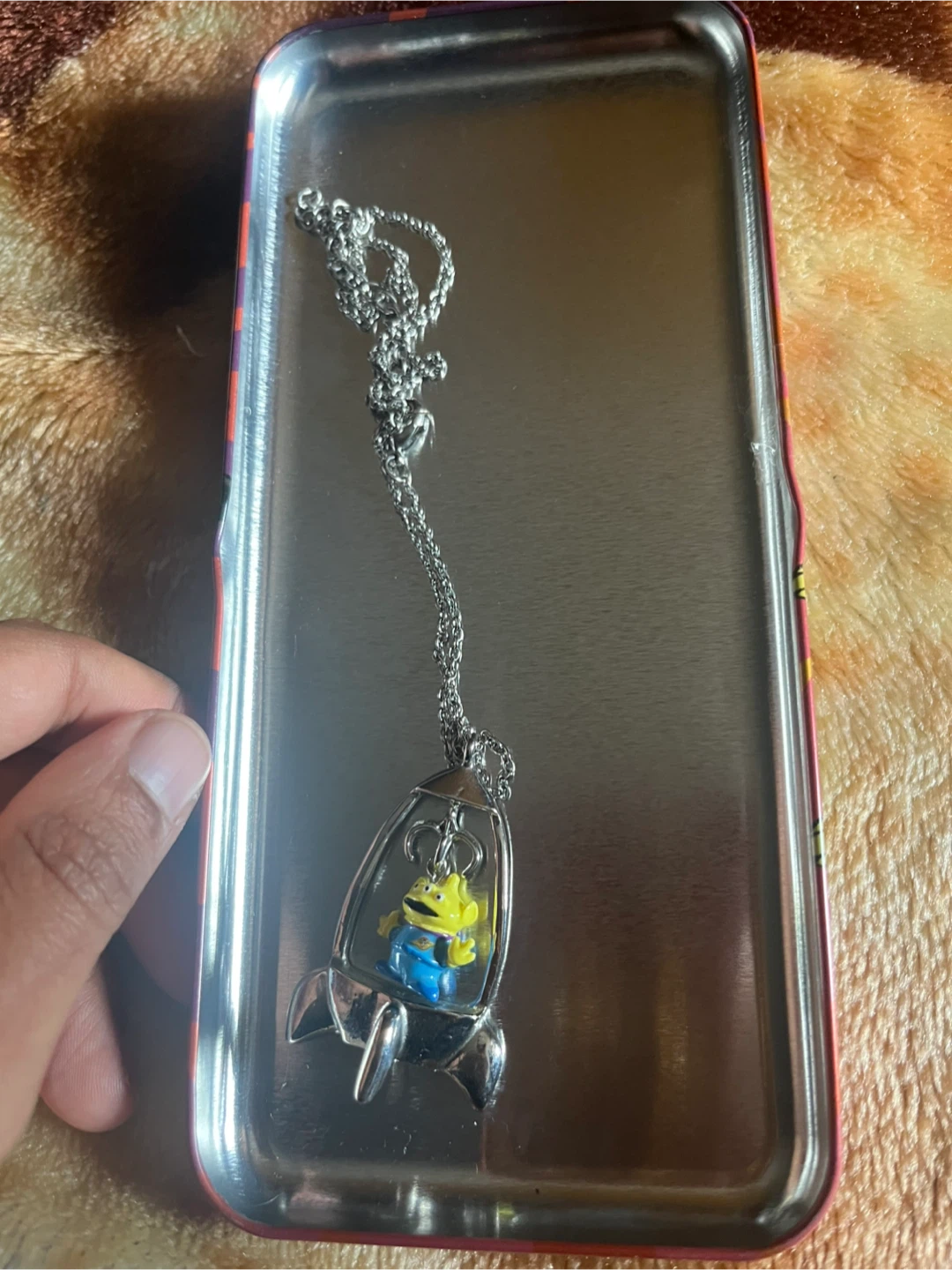 Disney Pixar Toy Story Alien Spaceship Necklace