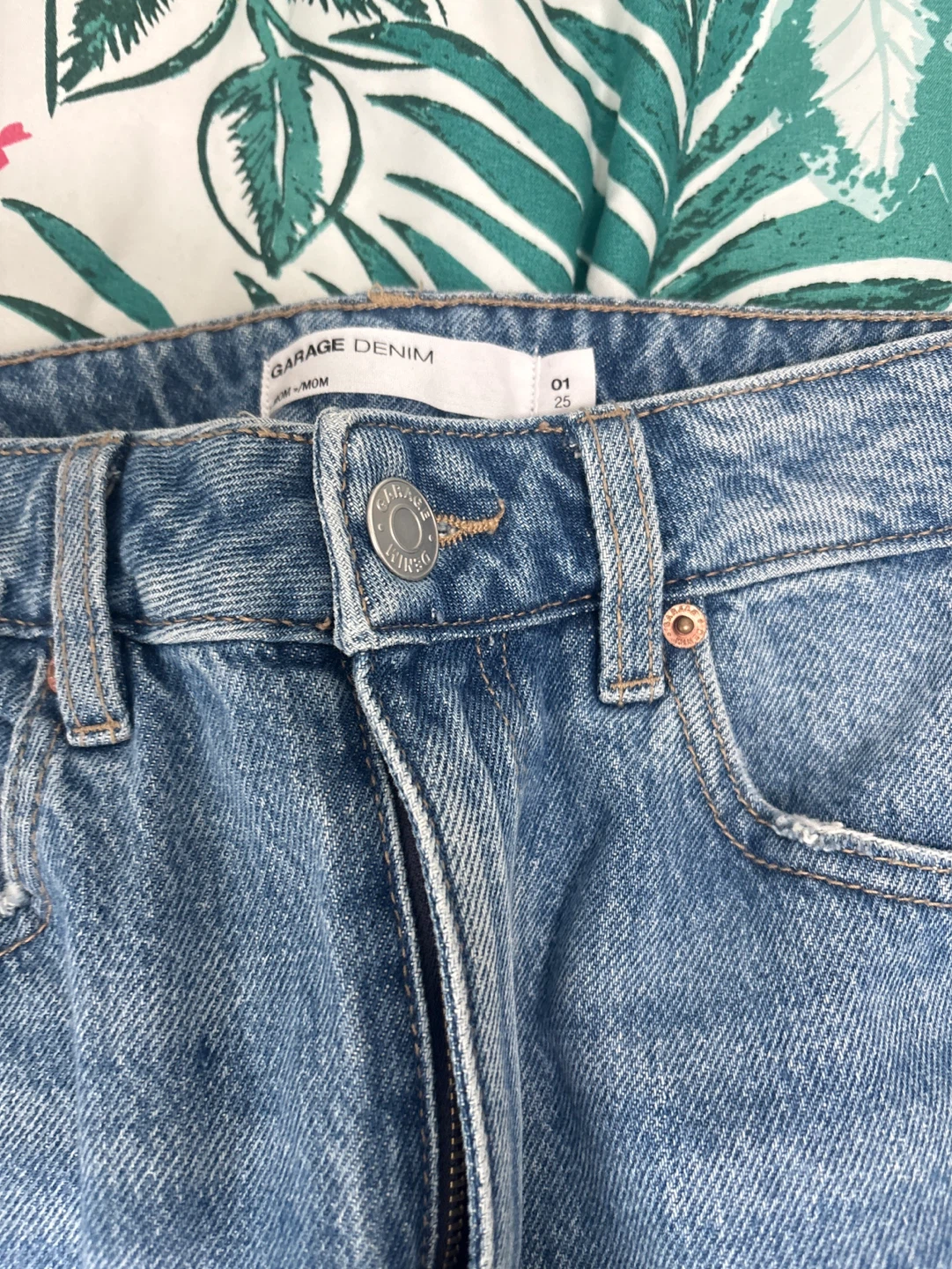 Garage Denim Mom Jeans - photo 2