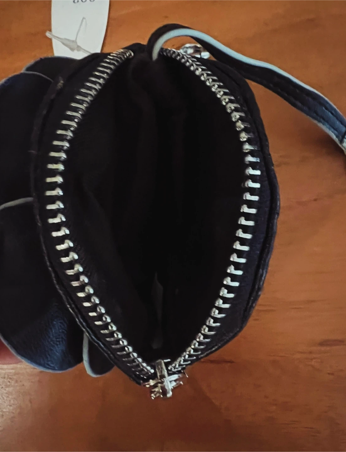 Black Rose Coin Purse with Keychain - photo 3