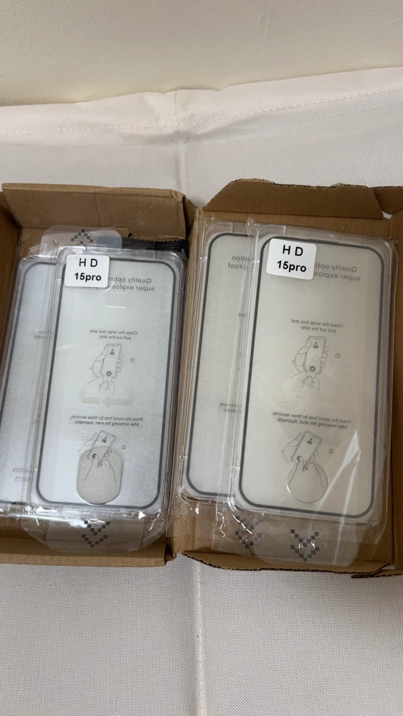 HD Screen Protector for iPhone 15 Pro - photo 2