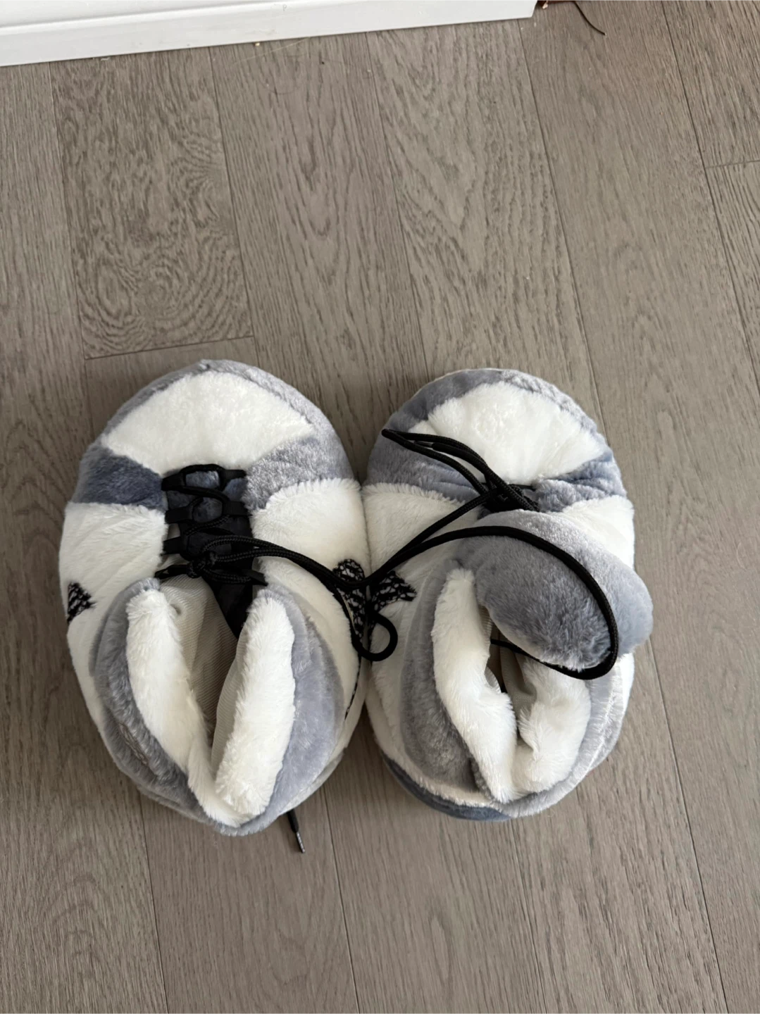 Adult Plush Sneaker Slippers