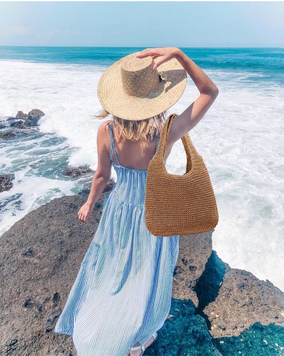 Straw Shoulder Bag - photo 3