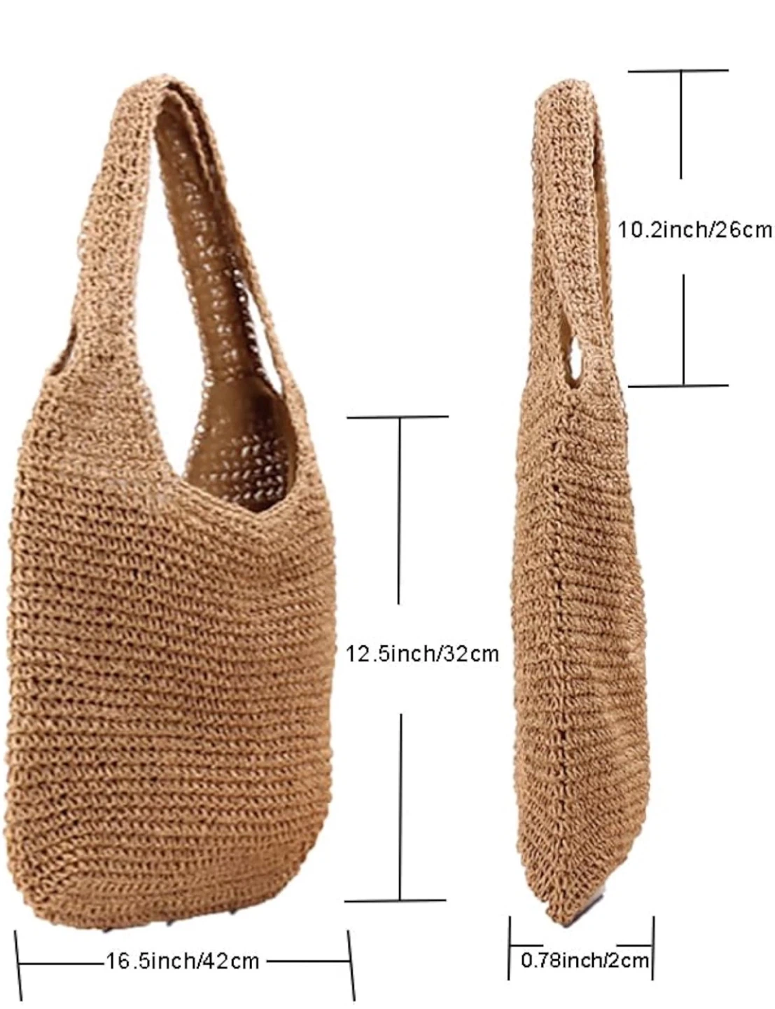 Straw Shoulder Bag - photo 4