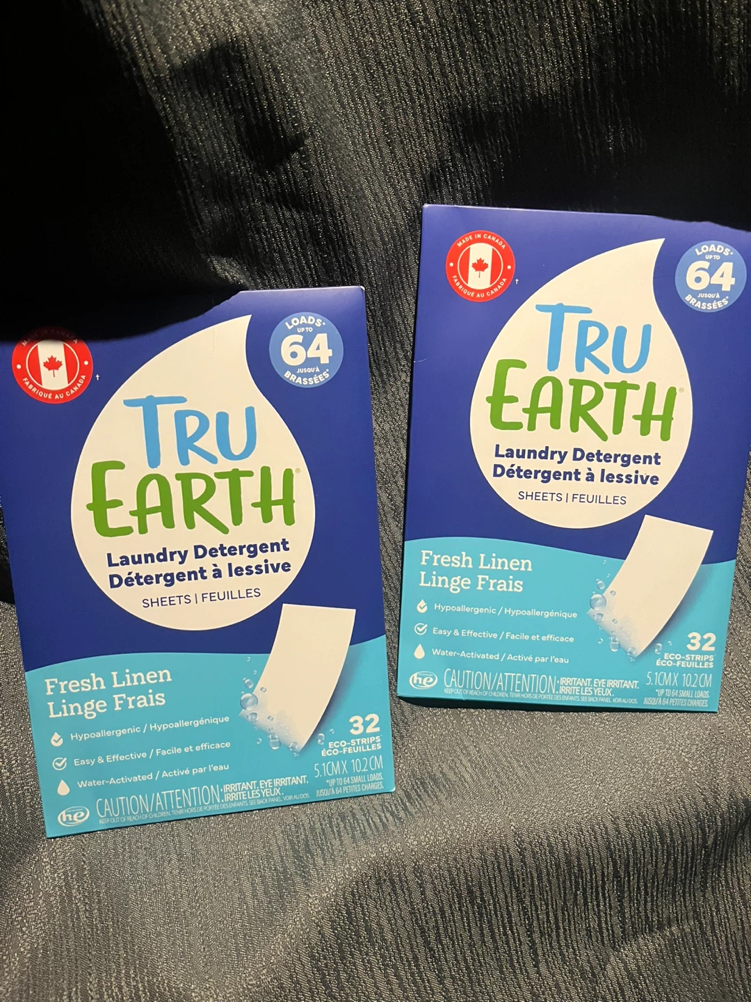 Tru Earth Fresh Linen Laundry Detergent Sheets (2 x 32 Load)