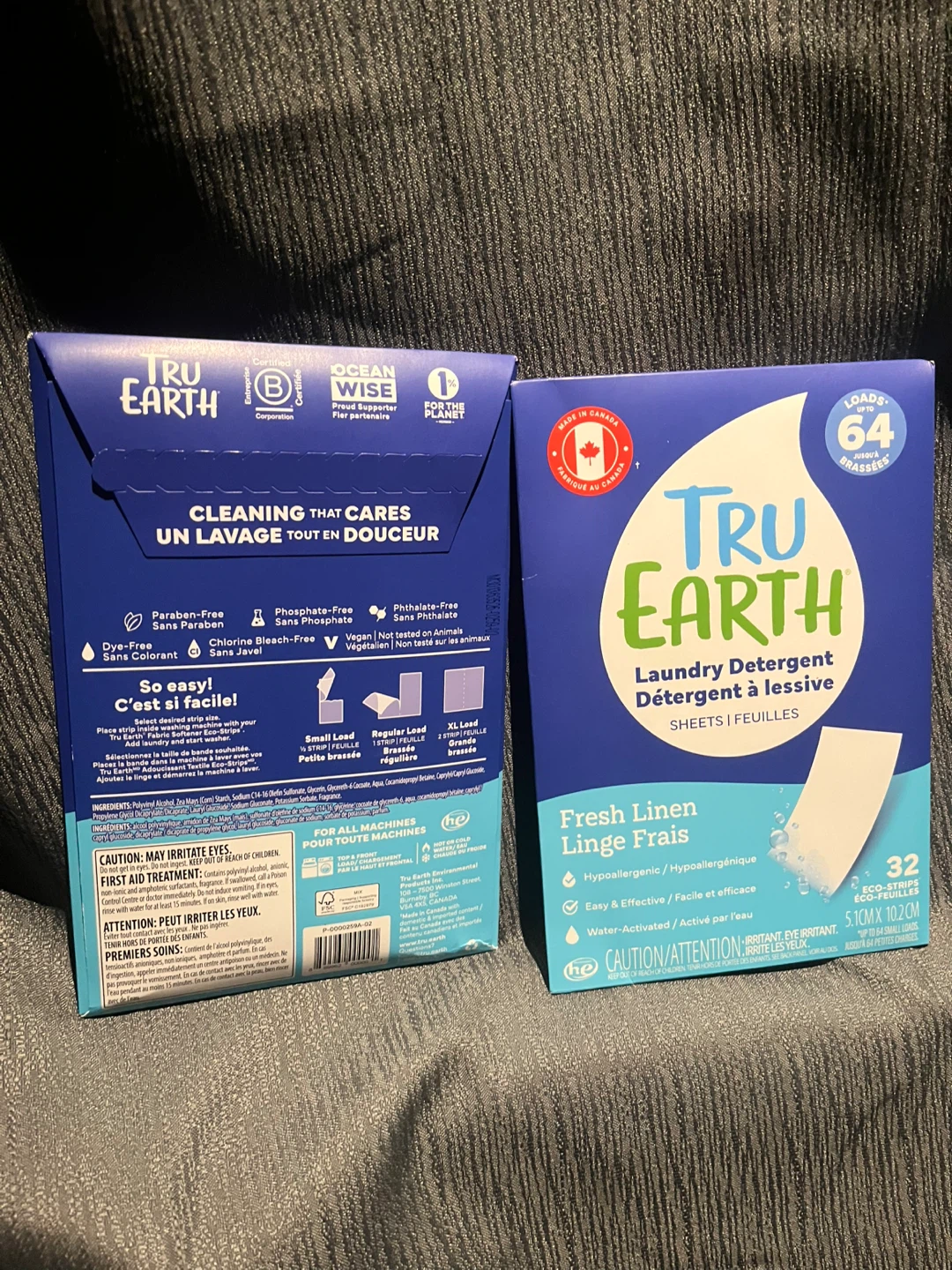 Tru Earth Fresh Linen Laundry Detergent Sheets (2 x 32 Load) - photo 2