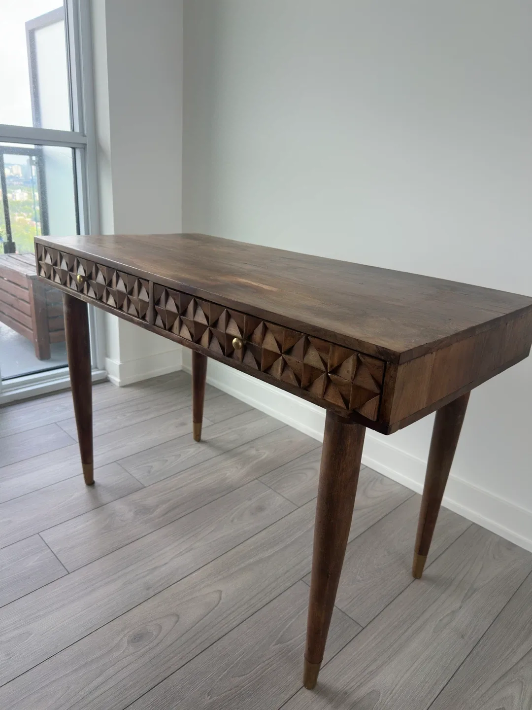 Modern Wood Desk - photo 2