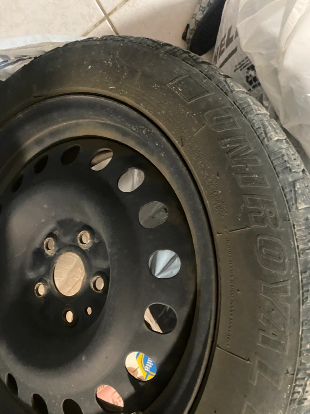 Set of 4 use Winter Tire and Rim - photo 3