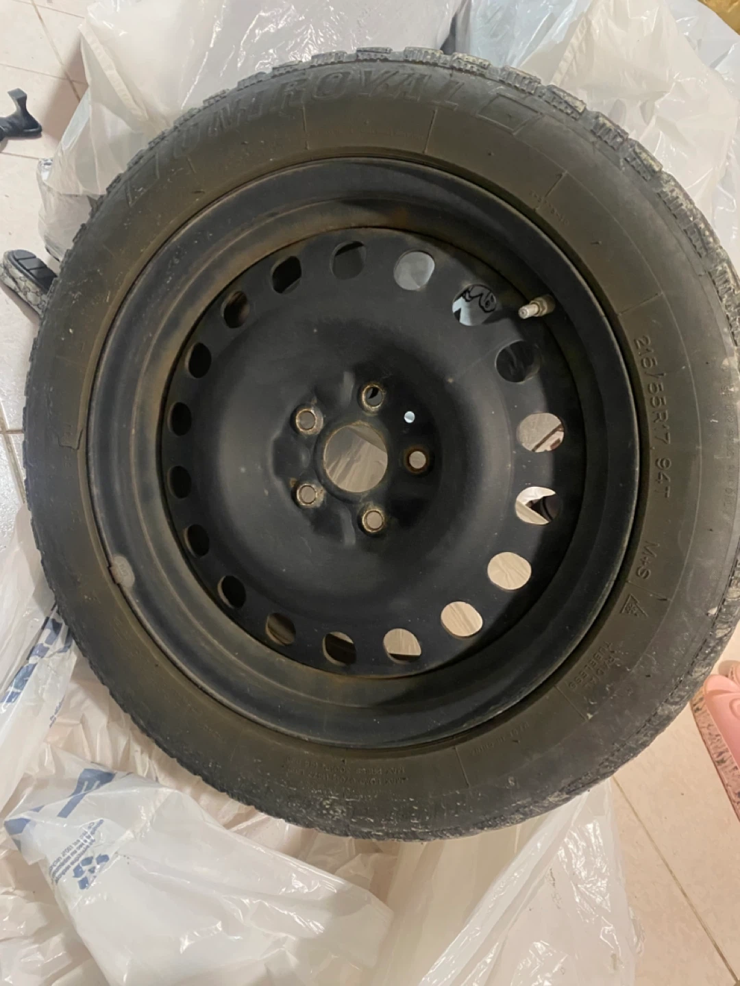 Set of 4 use Winter Tire and Rim