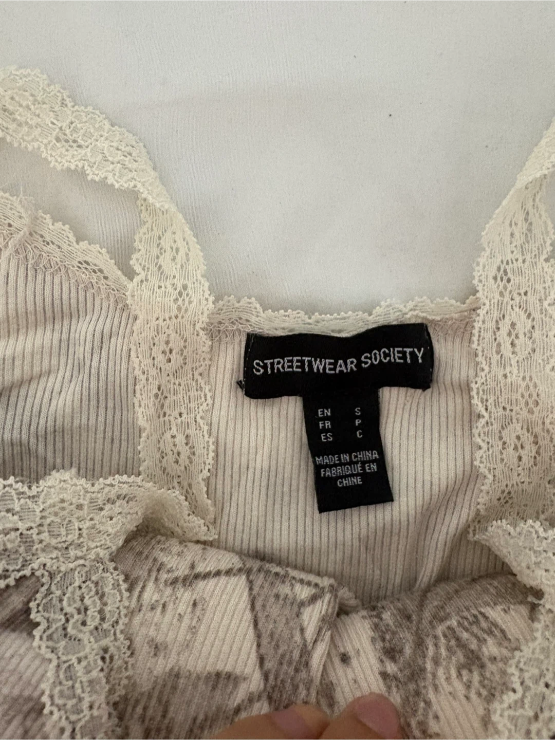 Streetwear Society Lace Trim Camisole - photo 2