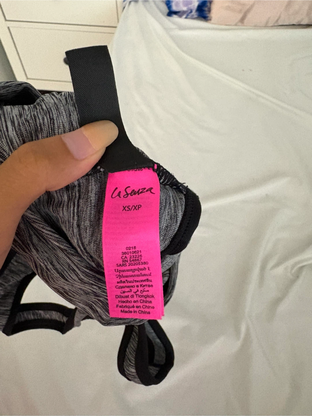La Senza Grey Heather Sports Bra - photo 2