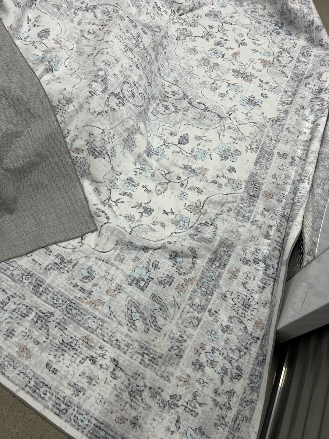 8x10 Feet. Dark Gray Area Rug