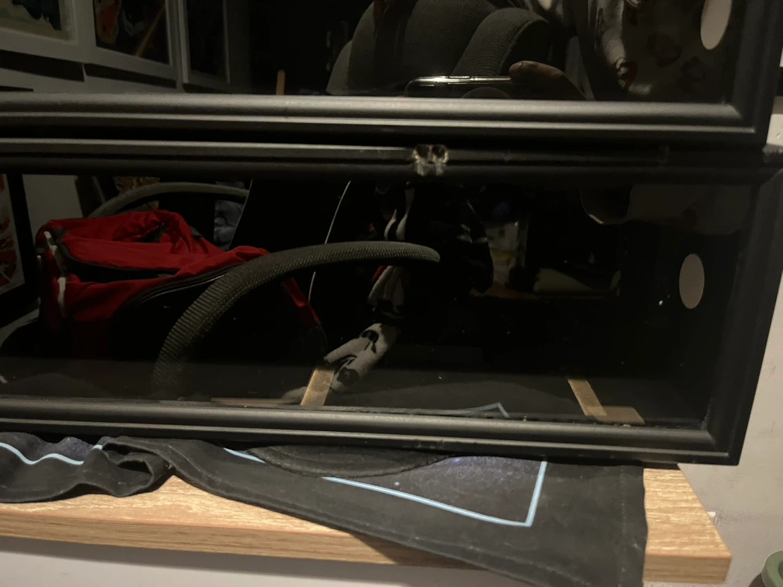 Black Display Case Shelf