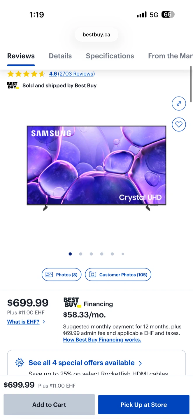 Samsung Crystal UHD TV - photo 2