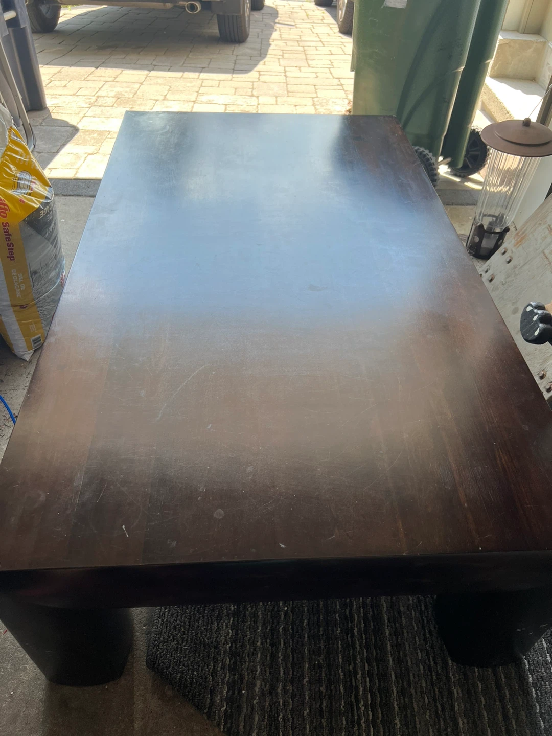 Dark Wood Dining Table