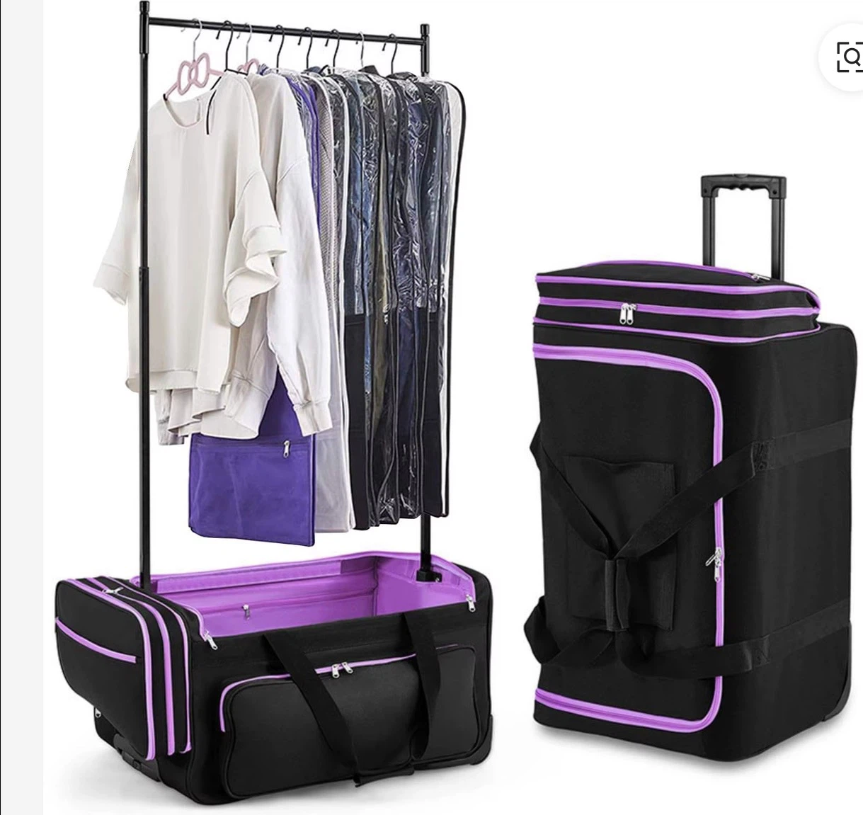 New Dance Competition Garment Bag with Rack Storage