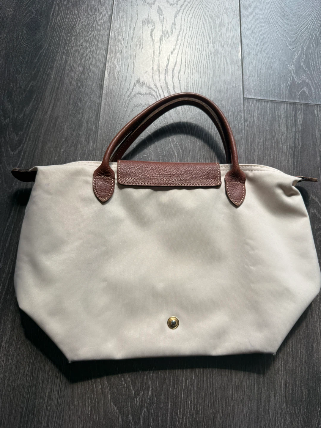 Longchamp Le Pliage Tote Bag model S white beige - photo 5