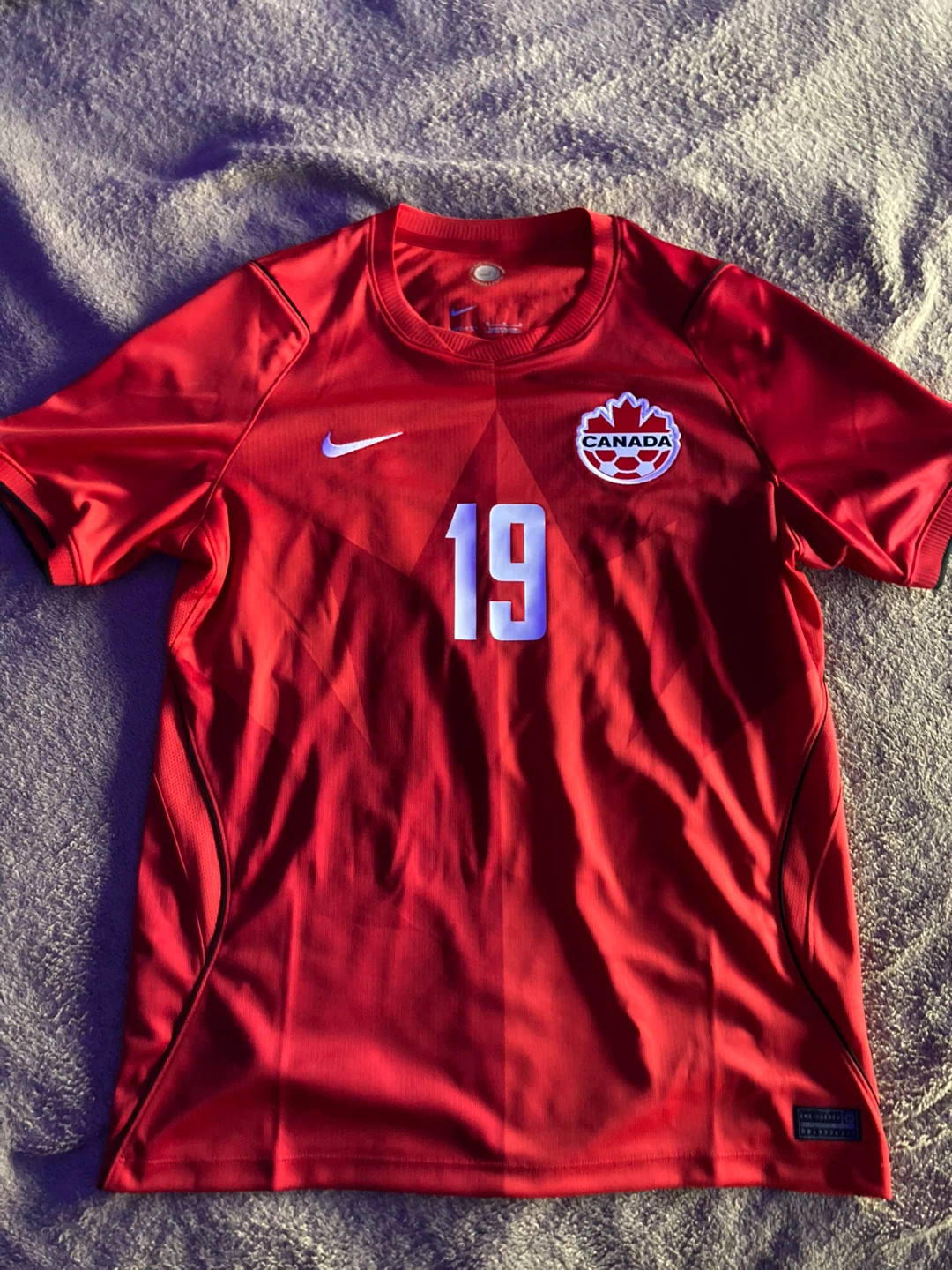 Nike Dri-Fit Davies 19 Canada Soccer Jersey
