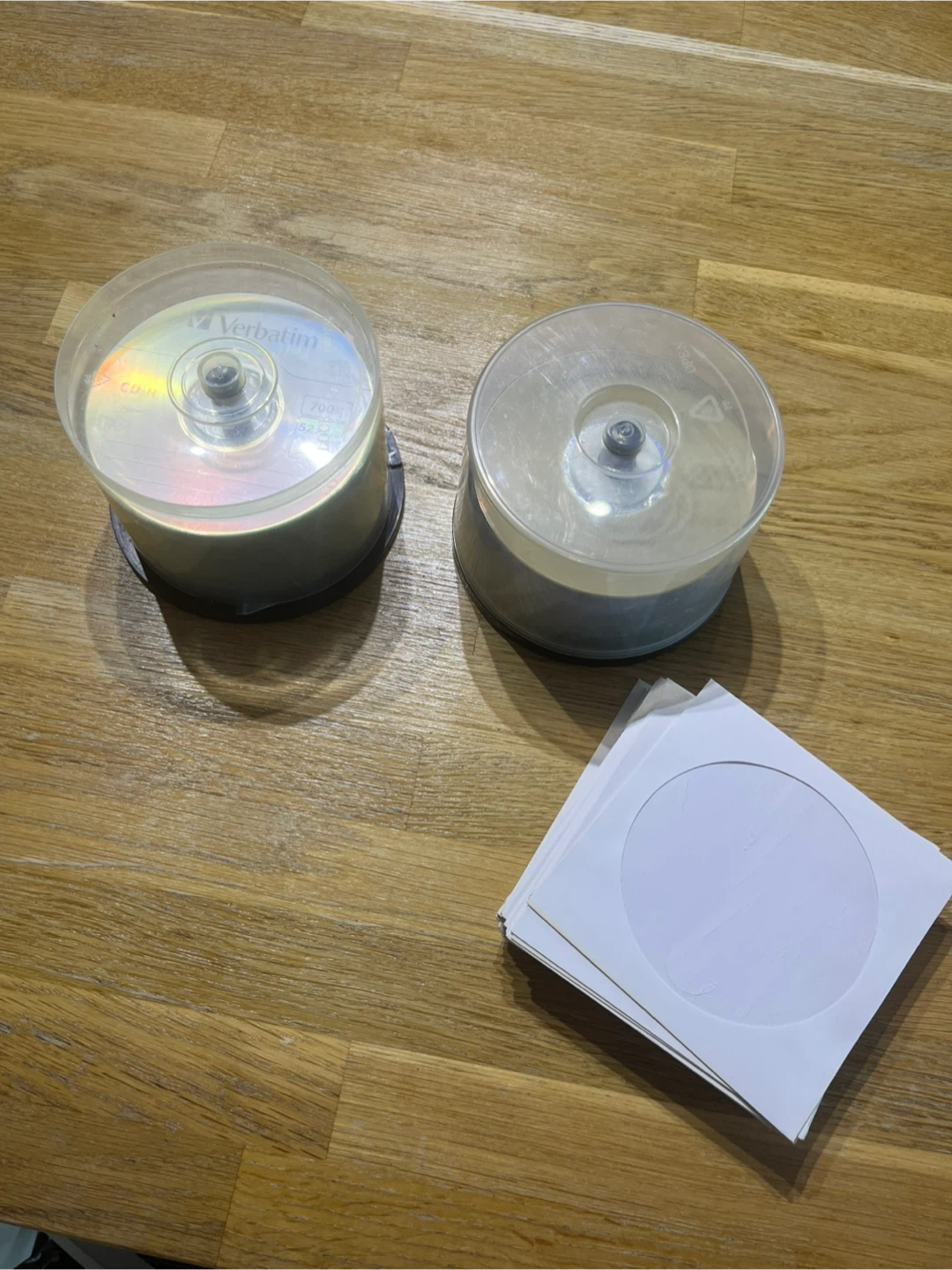 Blank CDs and DVDs