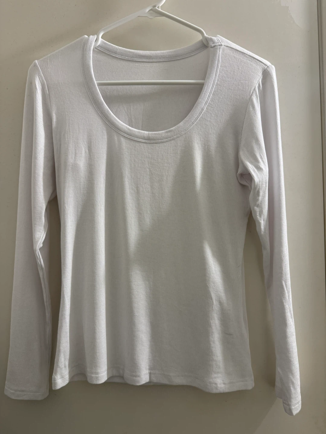 White Long Sleeve Top