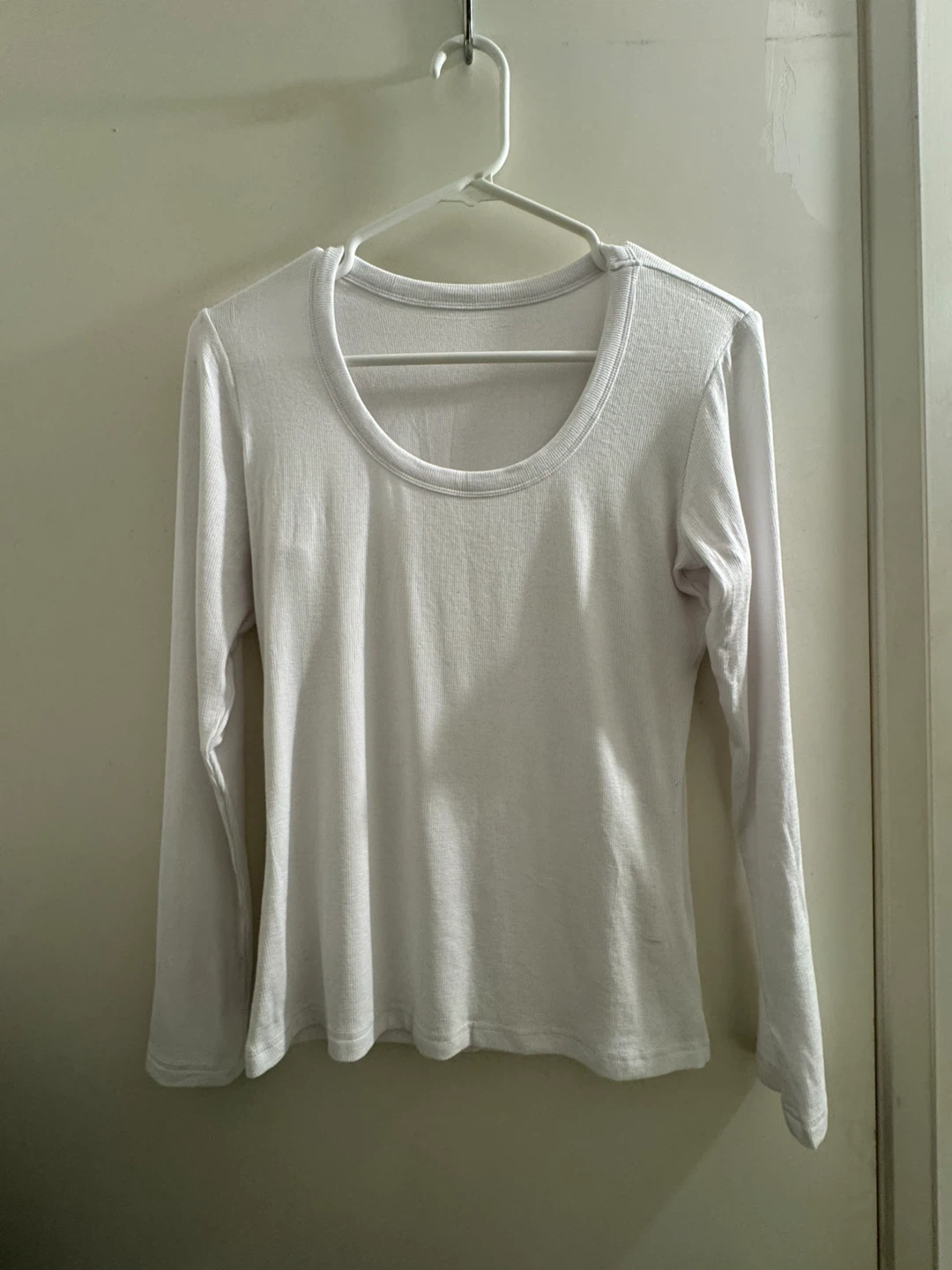 White Long Sleeve Top - photo 2