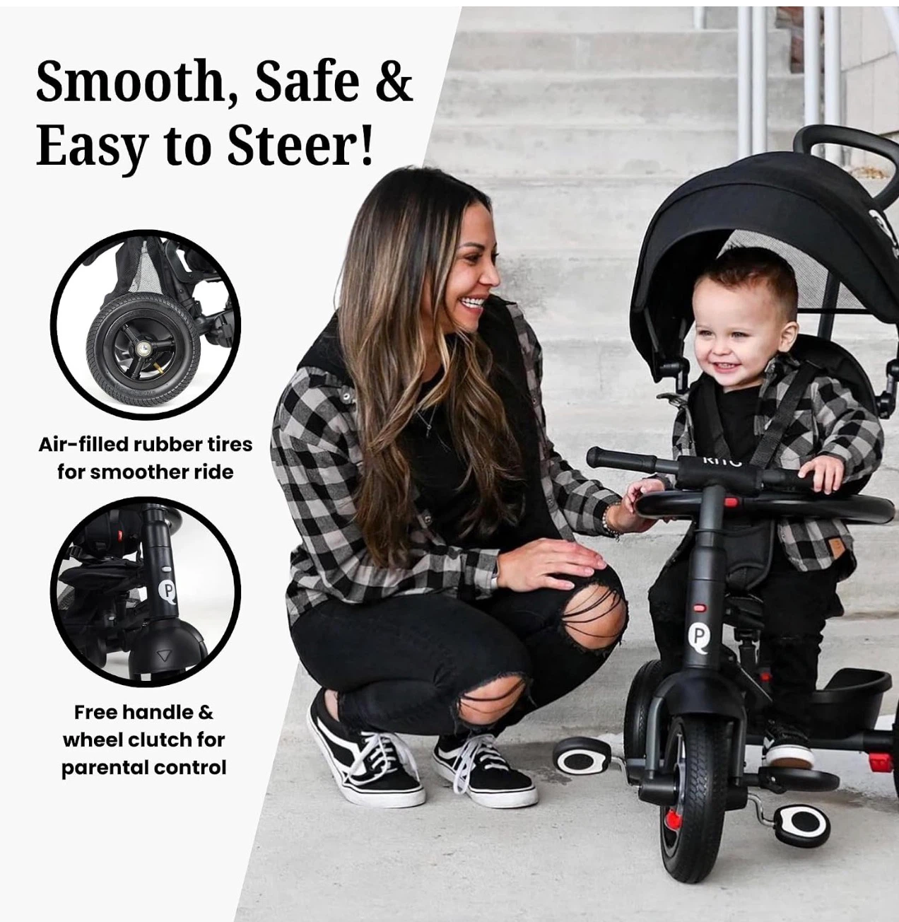 New. QPlay Rito - Premium Luxury Foldable Trike for Toddlers - photo 2