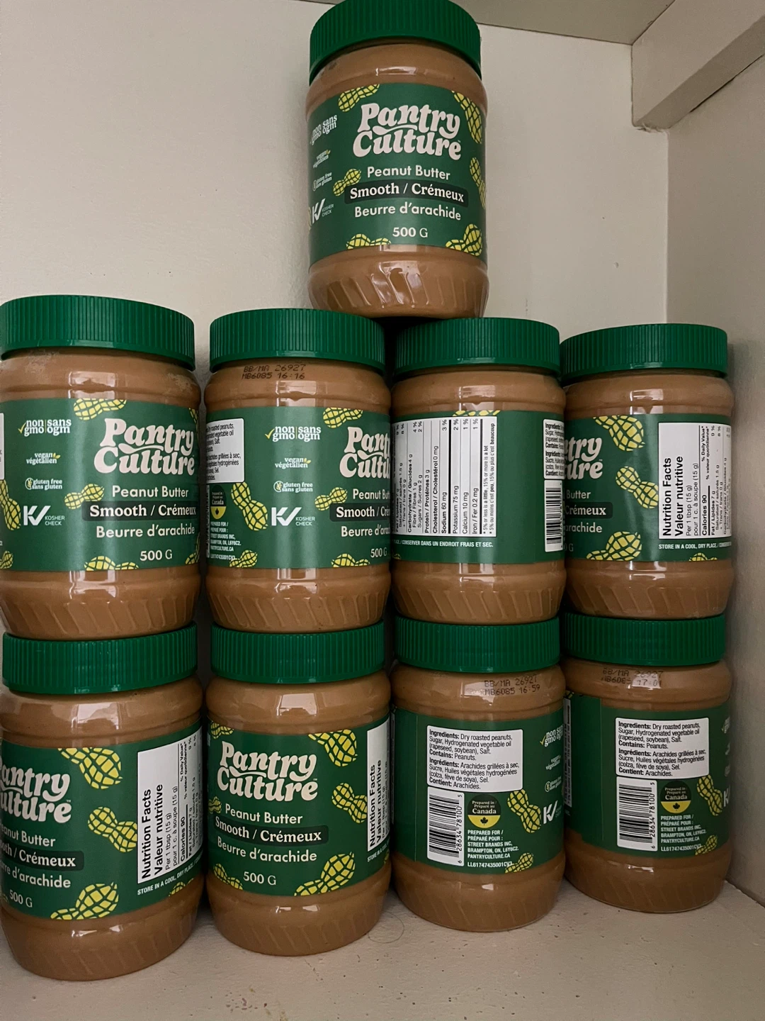 Pantry Culture Smooth Peanut Butter 500g