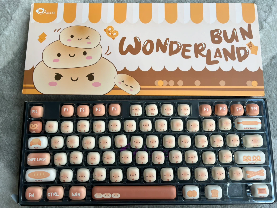 Akko PBT Keycaps Set, Bun Wonderland - photo 3