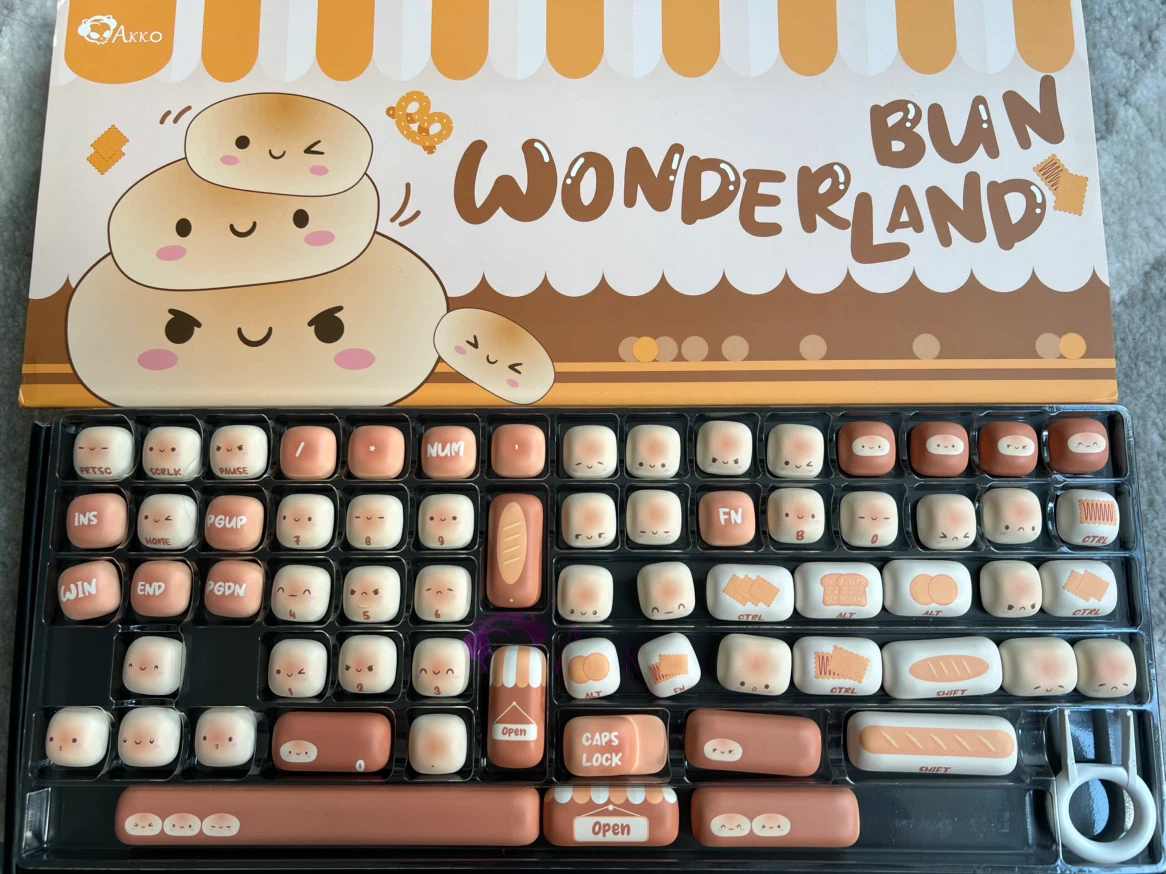 Akko PBT Keycaps Set, Bun Wonderland - photo 4