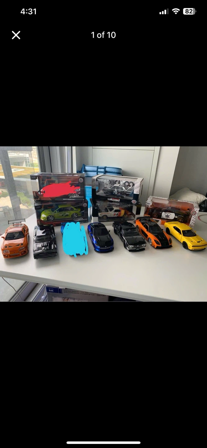 Fast & Furious Die-cast Toy Cars