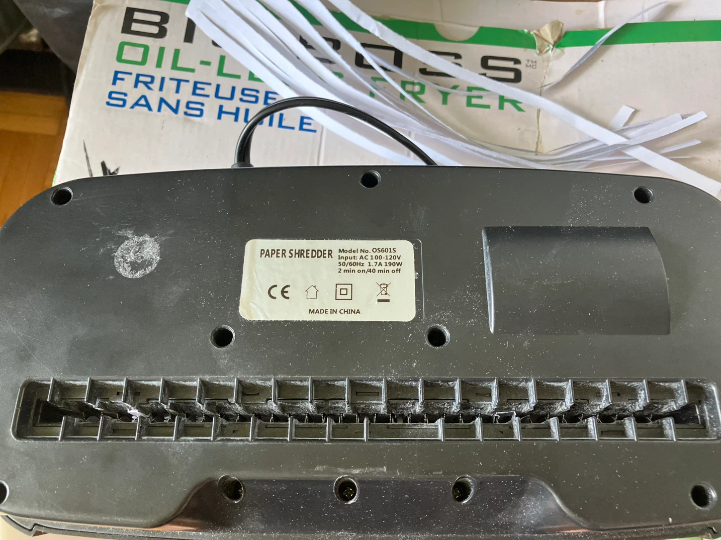 Paper Shredder OS601S - photo 5