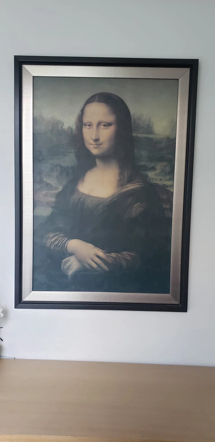 Framed Mona Lisa Reproduction wall art