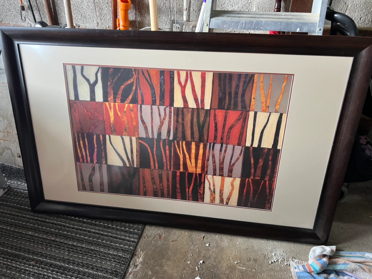 Framed Abstract Art Print
