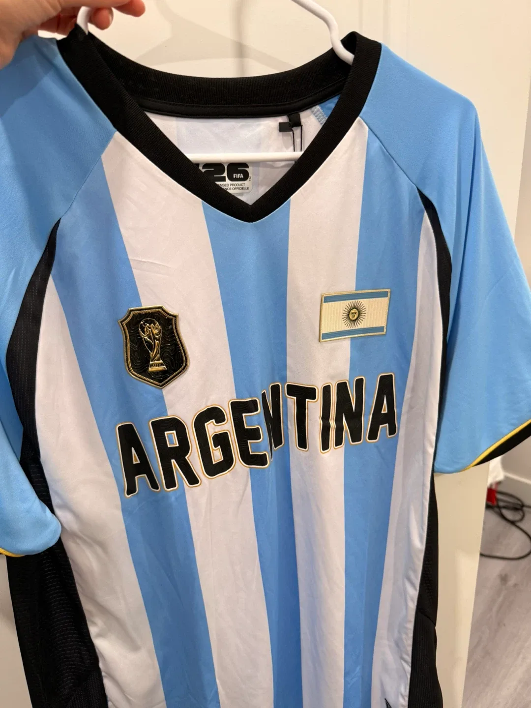 Argentina World Cup Adult Soccer Jersey - Size L