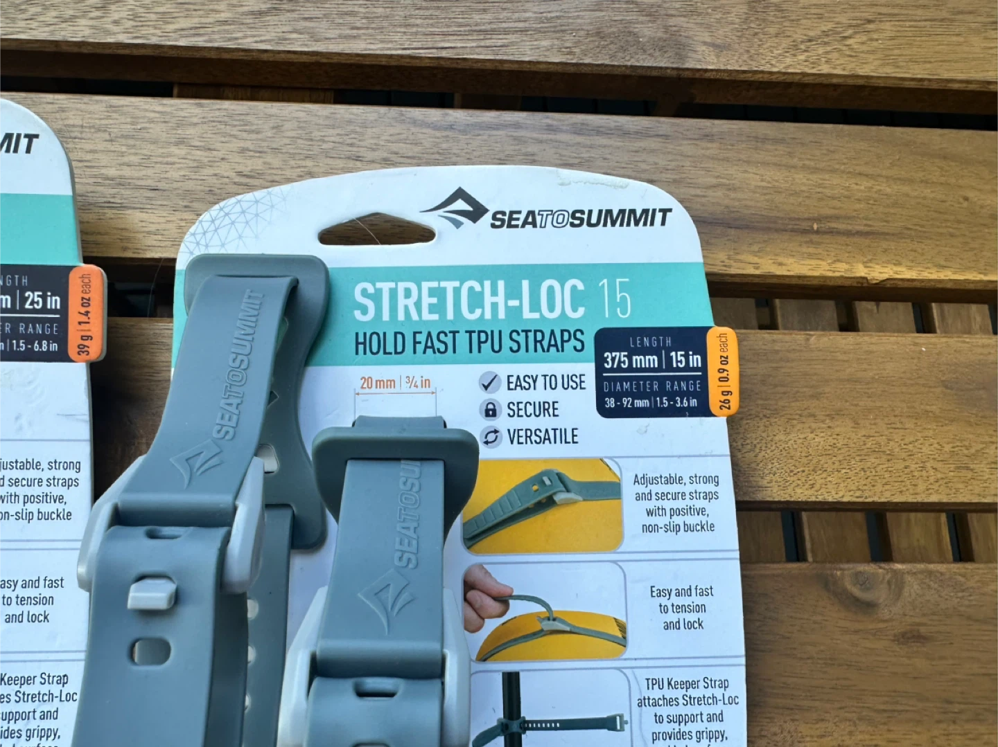 Sea to Summit Stretch-Loc 15 & 25 TPU Straps - photo 2