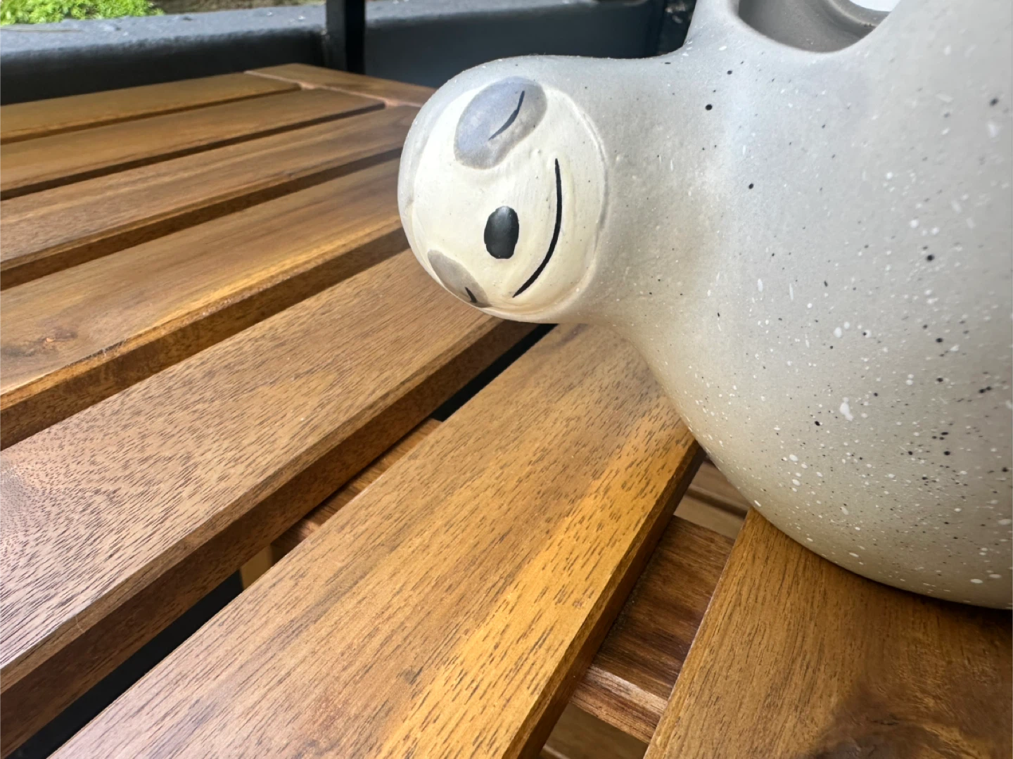 Indigo Sloth Planter Jardiniere - photo 2