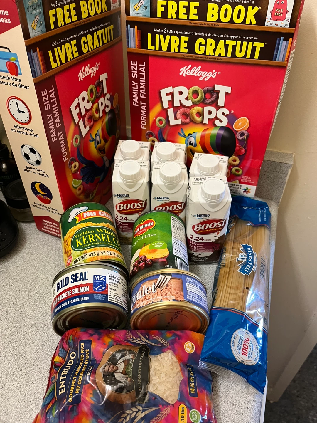 AllNestlé Boost Drinks, Canned Goods, and Pasta Bundle