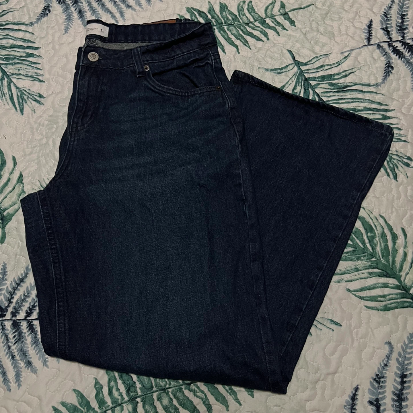 Aeropostale Dark Blue Wash Low Rise Baggy Jeans - photo 2